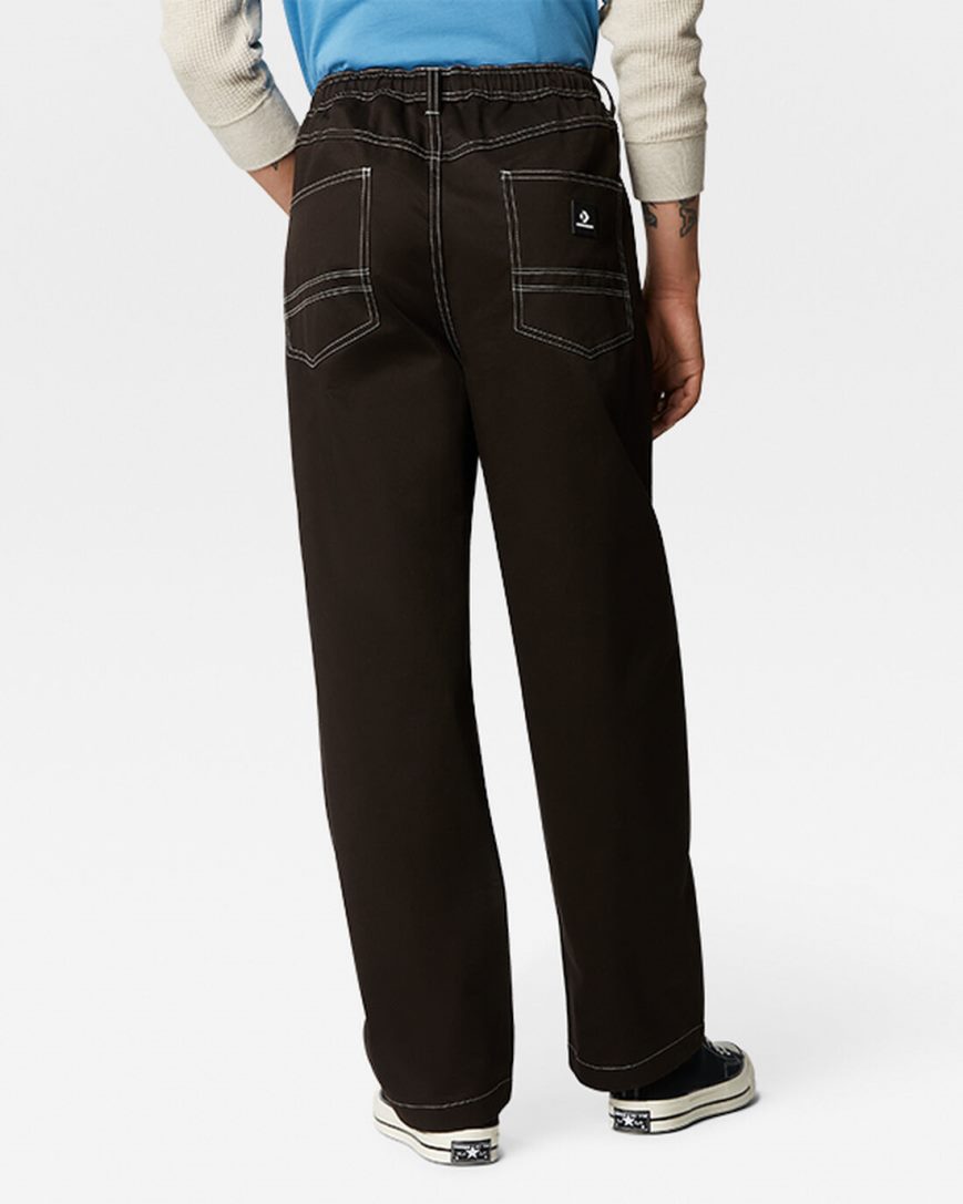 Men's Converse Five Pocket Pants Brown | AU 9E651Y